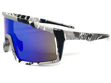 Oversized Retro Sporty Wrap Around Style SUNGLASSES Large Camouflage Frame 59208