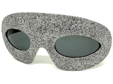 Vibrant Mardi Gras Party Club Beach Cruise Raver Festival SUNGLASSES Fun Shades Silver Glitter Frame 1238