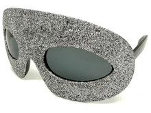 Vibrant Mardi Gras Party Club Beach Cruise Raver Festival SUNGLASSES Fun Shades Silver Glitter Frame 1238
