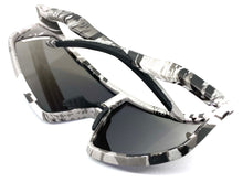 Oversized Retro Sporty Wrap Around Style SUNGLASSES Large Camouflage Frame 59208