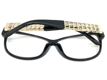 Oversized Classic Vintage Retro Cat Eye Style Clear Lens EYEGLASSES Large Black Frame 89060