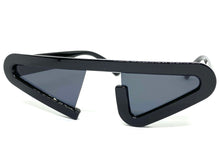 Contemporary Modern Retro Raver Party SUNGLASSES Funky Black Frame 1226