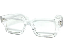 Classic Vintage Retro Style Blue Light Blocking Computer EYEGLASSES Thick Square Clear Frame 80844