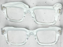 Classic Vintage Retro Style Blue Light Blocking Computer EYEGLASSES Thick Square Clear Frame 80844
