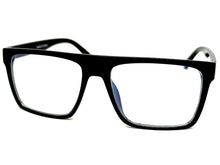 Classy Elegant Modern Contemporary Style Clear Lens Blue Light Block Computer EYEGLASSES Black Frame 15011