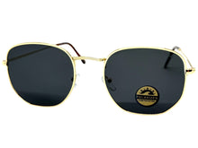 Classic Elegant Vintage Retro Style POLARIZED SUNGLASSES Gold Frame - Dark Lens 3021
