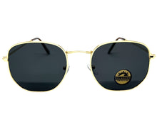 Classic Elegant Vintage Retro Style POLARIZED SUNGLASSES Gold Frame - Dark Lens 3021