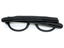 Oversized Classic Vintage Retro Style Large Round Black Lensless Eye Glasses- Frame Only NO Lens 541096