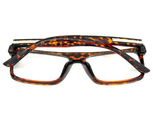 Classy Elegant Modern Contemporary Style Clear Lens Blue Light Block Computer EYEGLASSES Tortoise Frame 15011