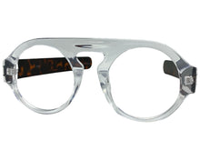 Oversized Classic Vintage Retro Style Large Round Lensless Eye Glasses- Frame Only NO Lens 541096