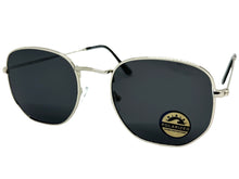 Classic Elegant Vintage Retro Style POLARIZED SUNGLASSES Silver Frame - Dark Lens 3021