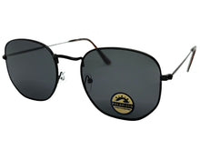 Classic Elegant Vintage Retro Style POLARIZED SUNGLASSES Black Frame - Dark Lens 3021