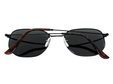 Classic Elegant Vintage Retro Style POLARIZED SUNGLASSES Black Frame - Dark Lens 3021