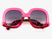 Oversized Vintage Retro Style SUNGLASSES Large Rose Frame 9189