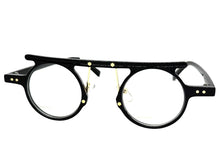 Classic Sophisticated Vintage Retro Style Clear Lens EYEGLASSES Round Black Optical Frame 2996