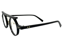 Classic Sophisticated Vintage Retro Style Clear Lens EYEGLASSES Round Black Optical Frame 2996