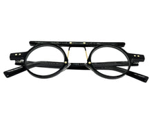 Classic Sophisticated Vintage Retro Style Clear Lens EYEGLASSES Round Black Optical Frame 2996