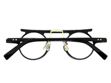 Classic Sophisticated Vintage Retro Style Clear Lens EYEGLASSES Round Black Optical Frame 2996