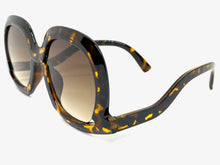 Oversized Vintage Retro Style SUNGLASSES Large Tortoise Frame 9189