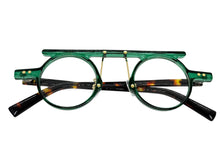 Classic Sophisticated Vintage Retro Style Clear Lens EYEGLASSES Round Green Optical Frame 2996