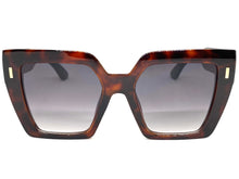 Oversized Classic Vintage Retro Style SUNGLASSES Large Square Tortoise Frame 80915