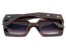 Oversized Classic Vintage Retro Style SUNGLASSES Large Square Tortoise Frame 80915
