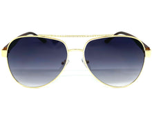 Classy Elegant Sophisticated Luxury Retro Aviator Style SUNGLASSES Gold & Wooden Frame 2112