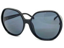 Oversized Exaggerated Vintage Retro Style SUNGLASSES Large Round Black Frame 7990