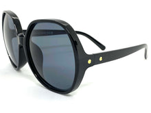 Oversized Exaggerated Vintage Retro Style SUNGLASSES Large Round Black Frame 7990