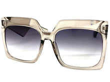 Oversized Classic Vintage Retro Style SUNGLASSES Large Square Gray Frame 80914