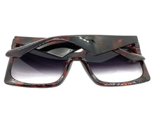 Oversized Classic Vintage Retro Style SUNGLASSES Large Square Tortoise Frame 80914