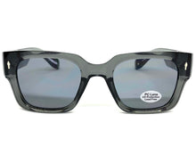 Classic Vintage Retro Style SUNGLASSES Thick Square Gray Frame 5434