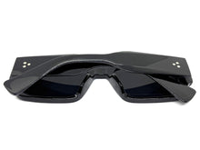 Classic Vintage Retro Style SUNGLASSES Thick Square Black Frame - Dark Lens 74002