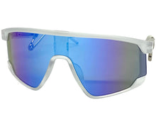 Oversized Retro Sporty Wrap Around Style SUNGLASSES Large Frosted Frame B0273