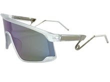 Oversized Retro Sporty Wrap Around Style SUNGLASSES Large Frosted Frame B0273
