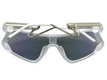 Oversized Retro Sporty Wrap Around Style SUNGLASSES Large Frosted Frame B0273
