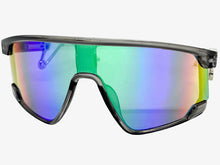 Oversized Retro Sporty Wrap Around Style SUNGLASSES Large Gray Frame B0273