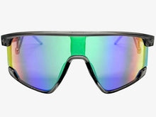 Oversized Retro Sporty Wrap Around Style SUNGLASSES Large Gray Frame B0273
