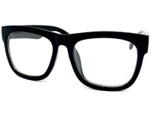 Oversized Classic Vintage Retro Style Clear Lens EYEGLASSES Thick Black Frame 3276