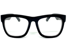 Oversized Classic Vintage Retro Style Clear Lens EYEGLASSES Thick Black Frame 3276
