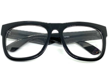 Oversized Classic Vintage Retro Style Clear Lens EYEGLASSES Thick Black Frame 3276