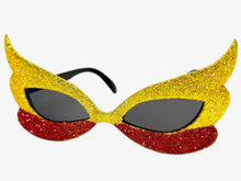 Vibrant Mardi Gras Party Club Beach Cruise Raver Festival SUNGLASSES Fun Shades Glitter Frame C924