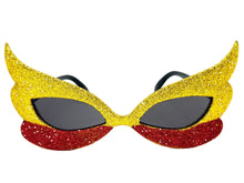 Vibrant Mardi Gras Party Club Beach Cruise Raver Festival SUNGLASSES Fun Shades Glitter Frame C924