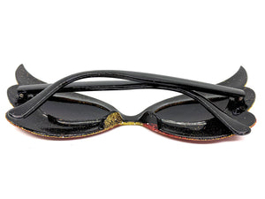 Vibrant Mardi Gras Party Club Beach Cruise Raver Festival SUNGLASSES Fun Shades Glitter Frame C924