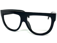 Oversized Vintage Retro Style Large Thick Black Lensless Eye Glasses- Frame Only NO Lens 6520