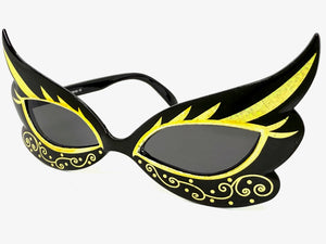 Vibrant Mardi Gras Party Club Beach Cruise Raver Festival SUNGLASSES Fun Shades Funky Frame C924