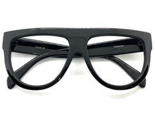 Oversized Vintage Retro Style Large Thick Black Lensless Eye Glasses- Frame Only NO Lens 6520