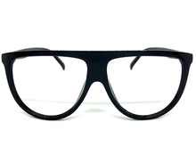 Oversized Vintage Retro Style Large Black Lensless Eye Glasses- Frame Only NO Lens 7164