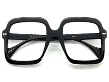Oversized Vintage Retro Style Large Black Lensless Eye Glasses- Frame Only NO Lens 8289