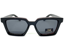 Classic Biker Gangster Hardcore LOCS SUNGLASSES Square Black & Red Frame 91211